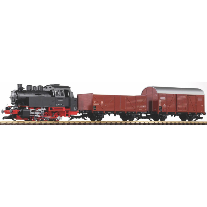 x PIKO 37120 ZESTAW STARTOWY             z lokomotywą BR 80 skala G