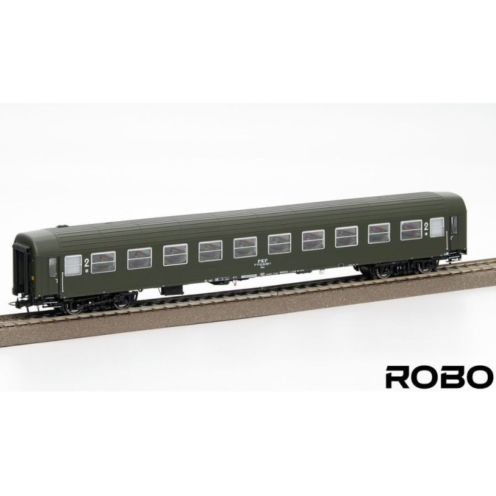 ROBO 222090 PASAŽÉRSKÝ VŮZ 2kl. PKP 111Ay ep.Va. warszawa Szczęśliwice stanice