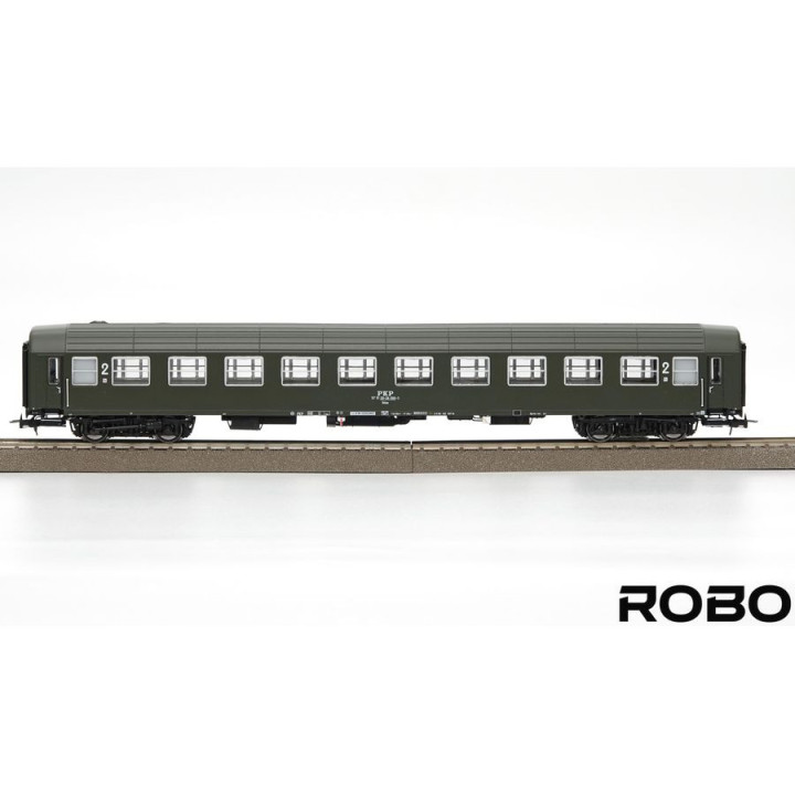ROBO 222091 WAGON OSOBOWY 2 kl. PKP      111Ay ep.Va stacja Warszawa Szczęśliwice (z oświetleniem 2.0)