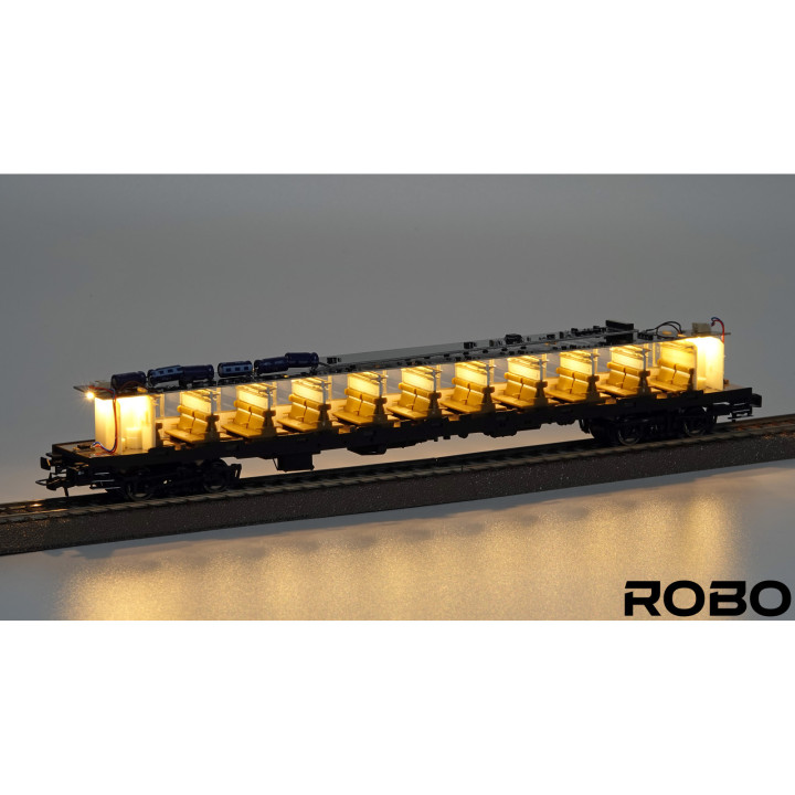 ROBO 222091 WAGON OSOBOWY 2 kl. PKP      111Ay ep.Va stacja Warszawa Szczęśliwice (z oświetleniem 2.0)