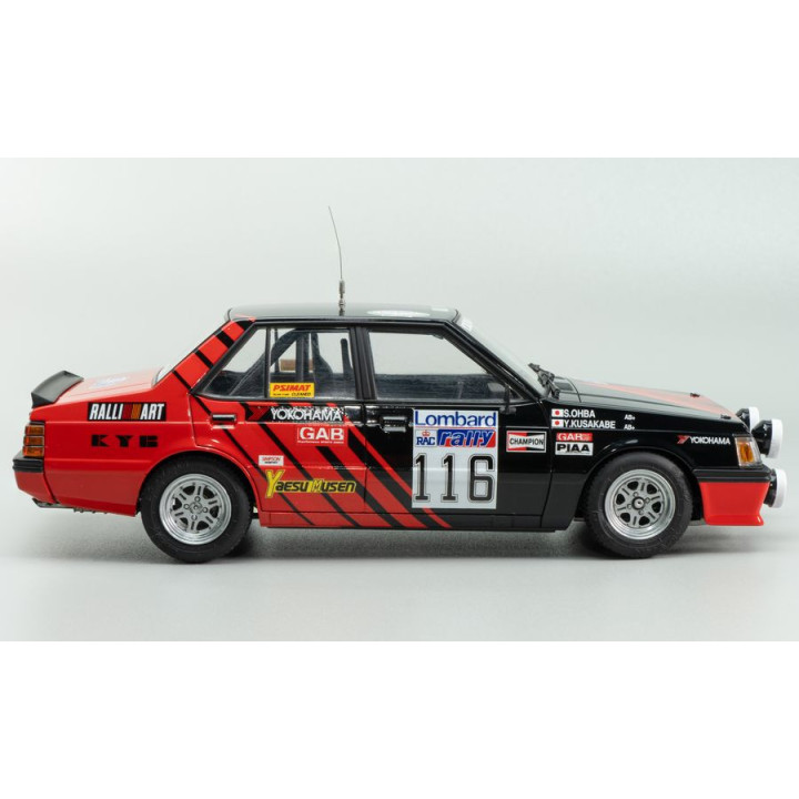 BEEMAX 1/24 MITSUBISHI LANCER TURBO 84 RAC (24022)