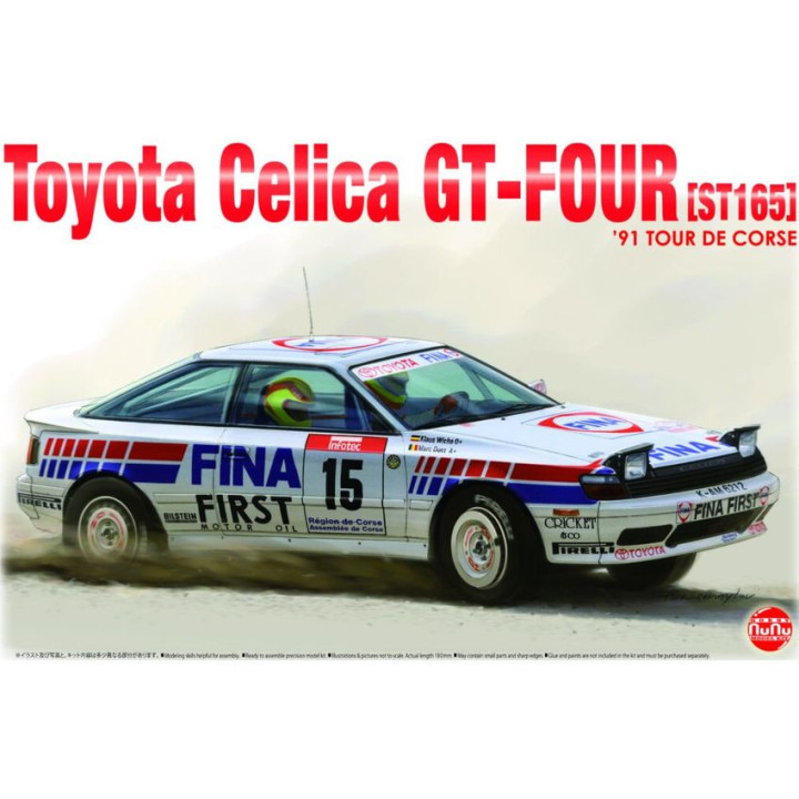 NUNU 1/24 TOYOTA CELICA GT-FOUR [ST165] '91 Tour de Corse (24015)