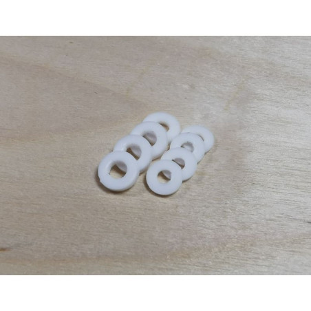 PODKŁADKA PTFE M2 (2x7mm) grubość 1 mm   - ( 1 sztuka )