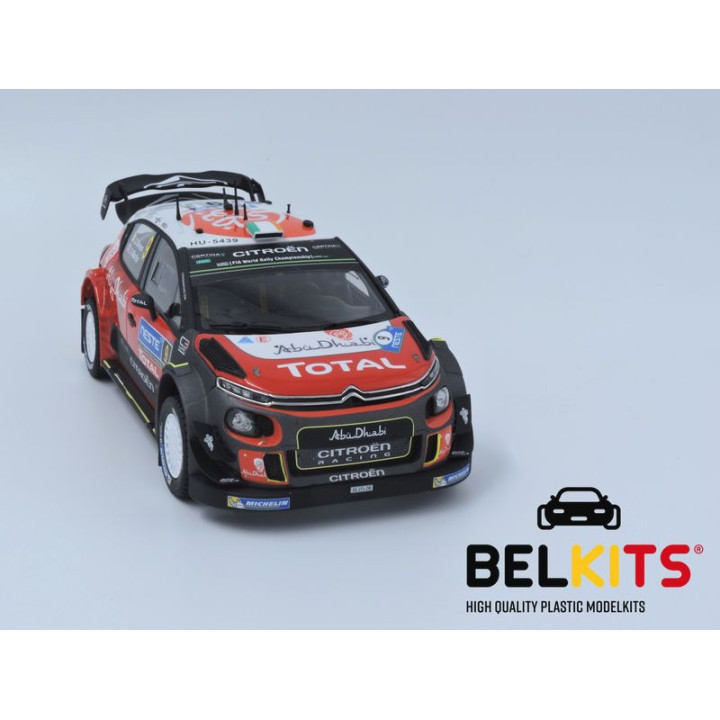 BELKITS 1/24 CITROEN C3 WRC / RALLY      FINLAND 2017 (BEL018)