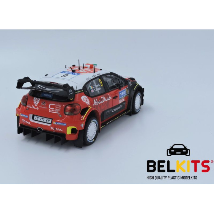 BELKITS 1/24 CITROEN C3 WRC / RALLY      FINLAND 2017 (BEL018)