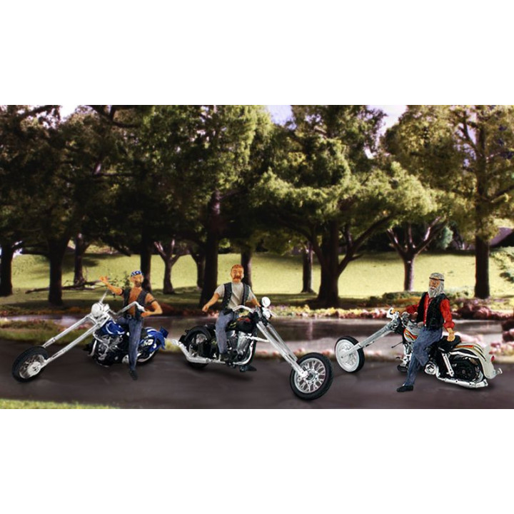 WOODLAND A5554 H0 - Motocykly Bad Boy Bikers