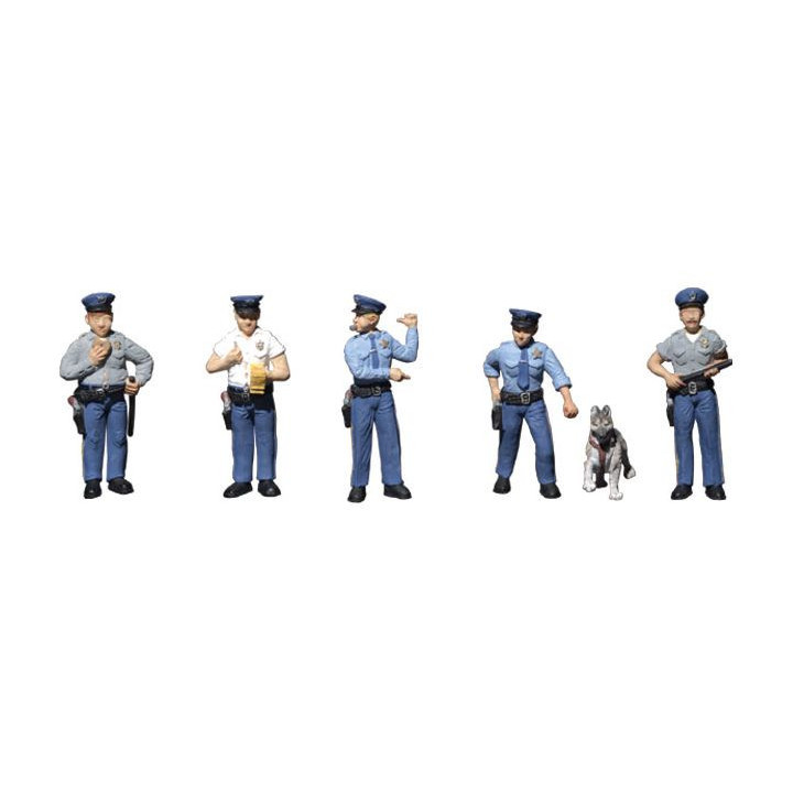 WOODLAND A1822 H0 FIGURKI - POLICJANCI