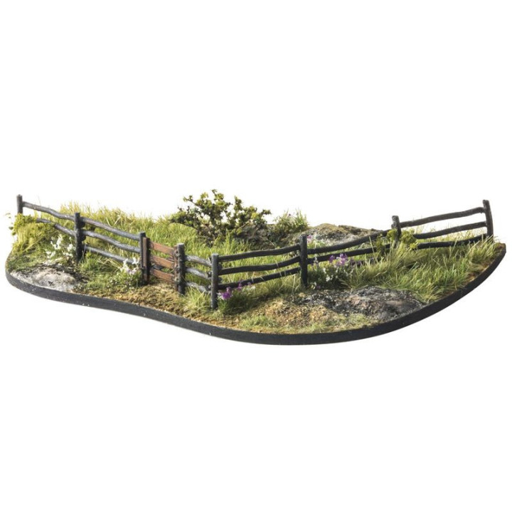 WOODLAND A2981 H0 - Log Fence