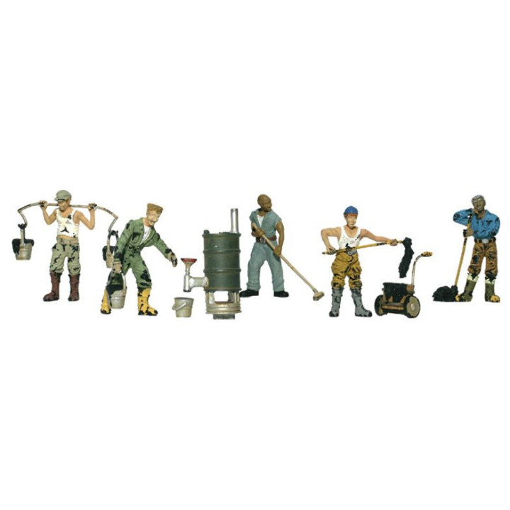 WOODLAND A1828 H0 FIGURES - ROOFERS