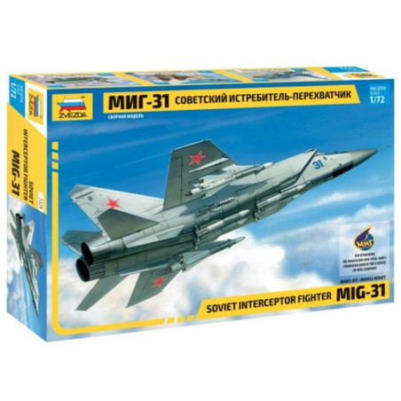 ZVEZDA 1/72 MIG-31 SOV. INTERCEPTOR (7229)