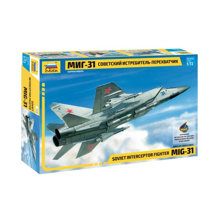 ZVEZDA 1/72 MIG-31 SOVIET INTERCEPTOR    (7229)