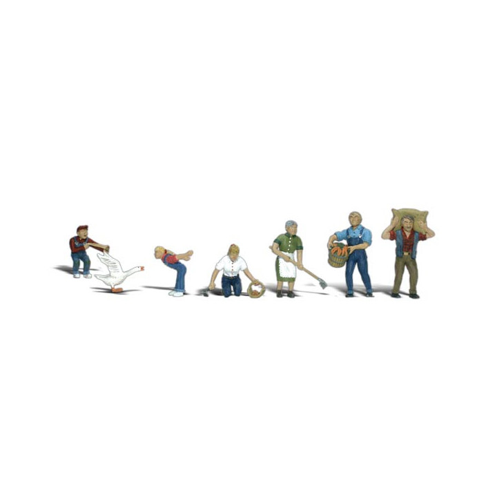 WOODLAND A1857 H0 FIGURES - IN THE COUNTRYSIDE