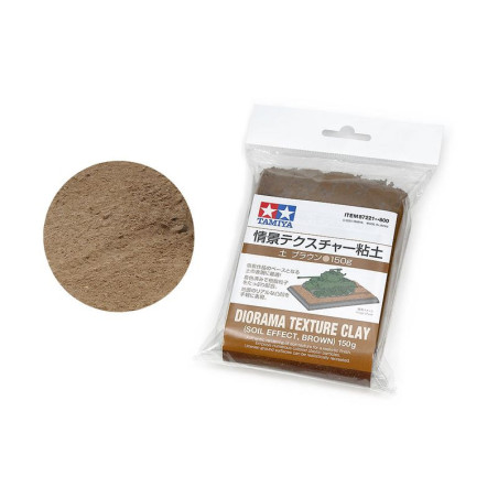 TAMIYA DIORAMA TEXTURE CLAY 150g (87221) Soil Effect: Brown