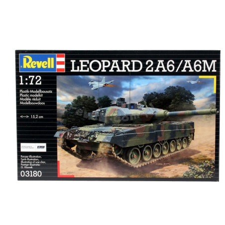 REVELL 1/72 NĚMECKÝ LEOPARD 2A6/A6M MBT 03180