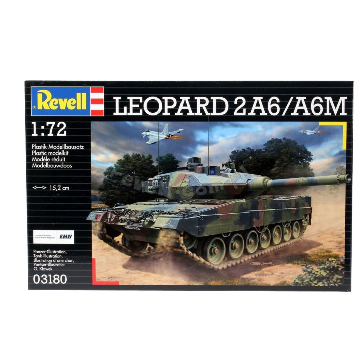 REVELL 1/72 GERMAN LEOPARD 2A6/A6M MBT 03180