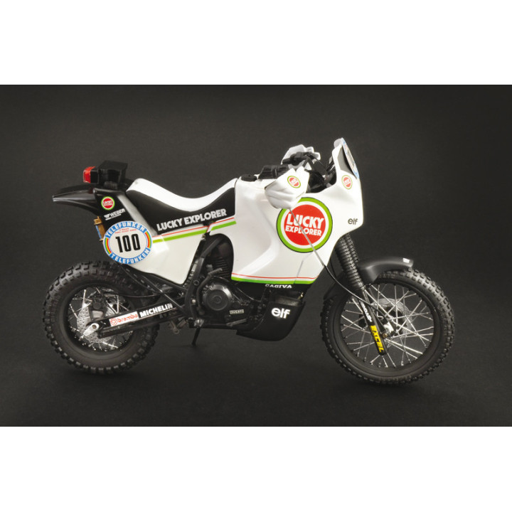 ITALERI 1/9 CAGIVA ELEFANT 850 PARIS     DAKAR 1987 (4643)