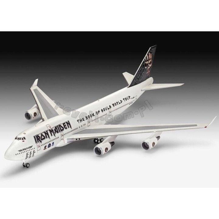 REVELL 1/144 BOEING 747-400 Ed Force One (03780) IRON MAIDEN
