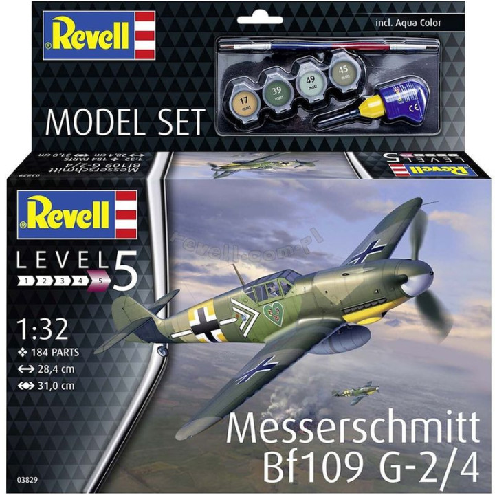 REVELL 1/32 MESSERSCHMITT BF1909 G-2/4 (63829) SET