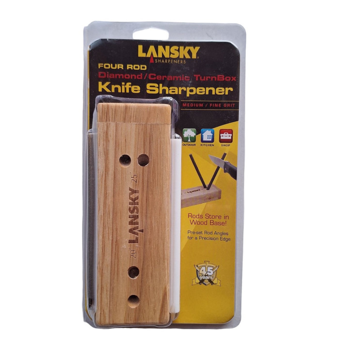 LANSKY TURN BOX / ceramic - diamond / rod sharpener