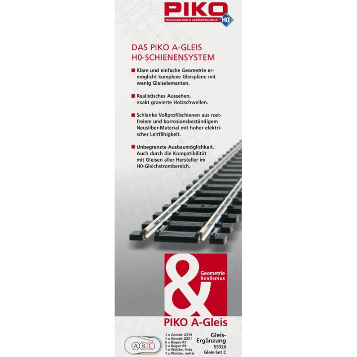PIKO 55320 ZESTAW TORÓW "C"