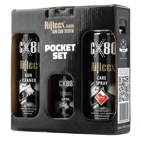 RifleCX POCKET SET - sada pro péči o zbraň / 3 produkty