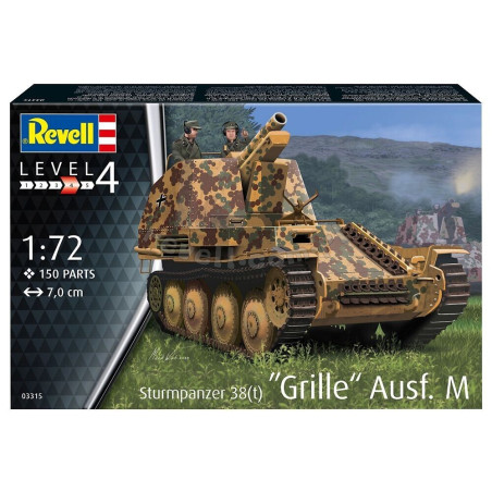 REVELL 1/72 STURMPANZER 38T GRILLE AUSF.M 03315
