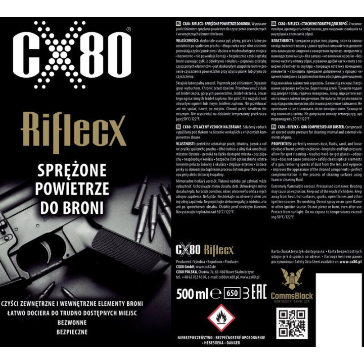 RifleCX COMPRESSED AIR - compressed air 500 ml