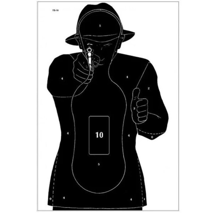 TARCZA STRZELECKA SYLWETKOWA TS-10       "FRANCUZ" (10 sztuk)