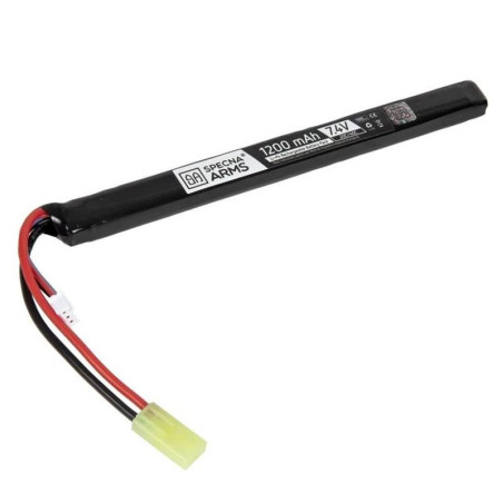 ASG LiPo  7,4V/1200 mAH 20C/40C mini     TAMIYA / SPECNA ARMS (029457)