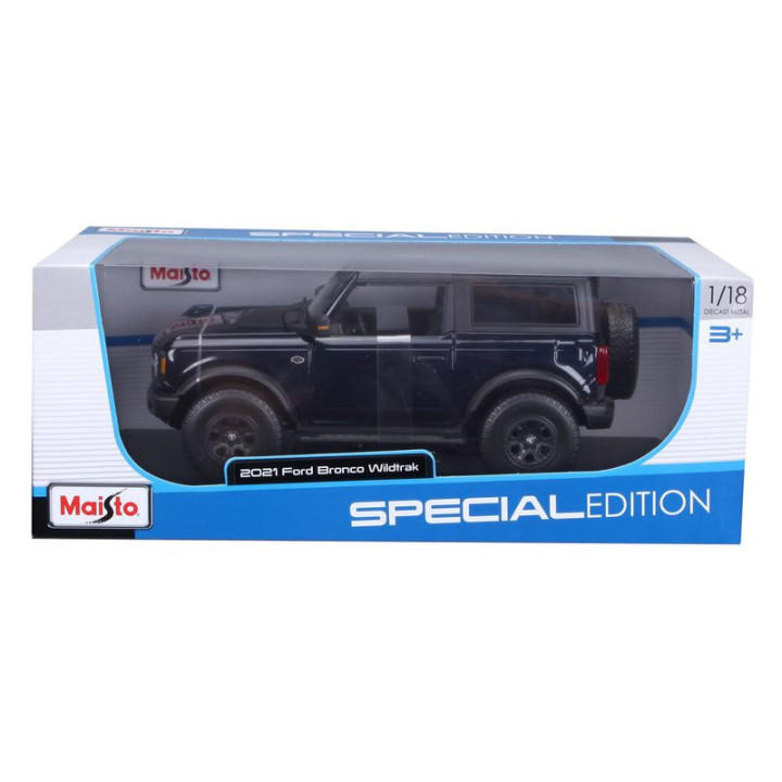 MAISTO 1/18 FORD BRONCO WILDTRAK "2021 modrá (31456)