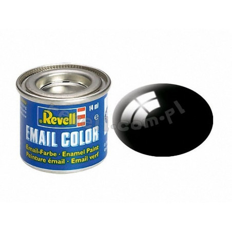 REVELL FARBA 32107 CZARNY POŁYSK BLACK GLOSS RAL 9005