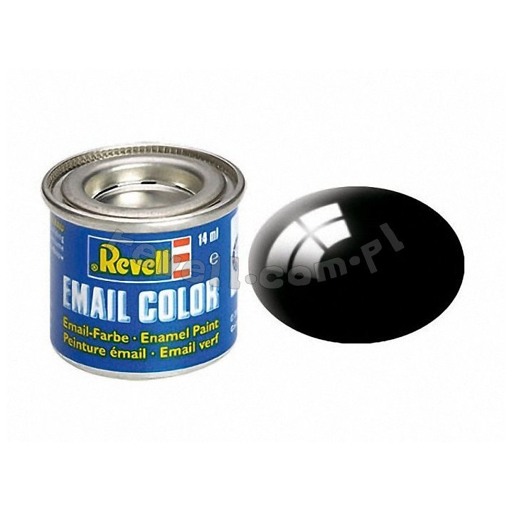 REVELL FARBA 32107 CZARNY POŁYSK BLACK GLOSS RAL 9005