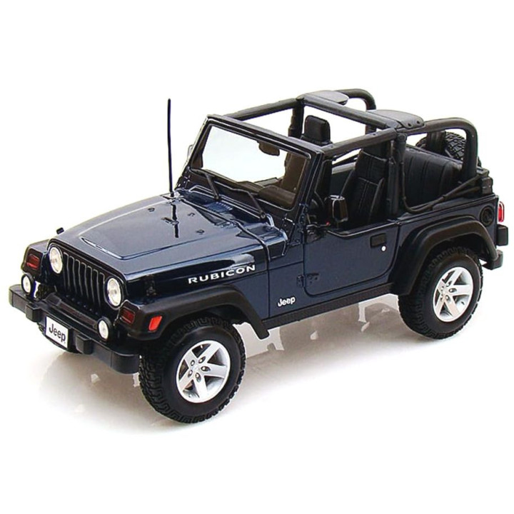 MAISTO 1/18 JEEP WRANGLER RUBICON        granatowy (31663)