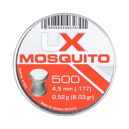 UMAREX broky 4,5 mm / 500 kusů Mosquito Ribbed (4.1915)