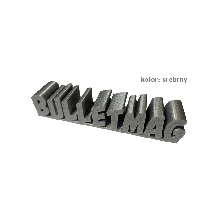 BULLETMAG PUDEŁKO NA AMUNICJĘ AR .223    REM / 5,56x45 NATO / 50 - srebrne / przesuwna pokrywka