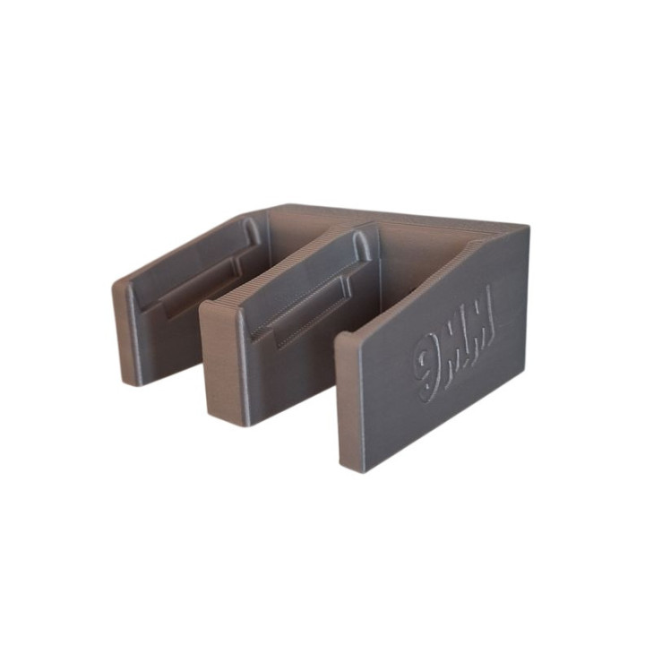 BULLETMAG pouzdro na zásobník 9 mm / x2 / stříbrné / magnet / s předním zasunutím