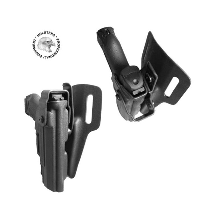 IWO HEST POUZDRO pro Walther P-99          BLACK-HARRIER (SSS2007) pravé / černé / Kydex