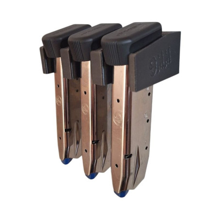 BULLETMAG 9 mm zásobník / x3 / černý / magnet / vkládá se zepředu