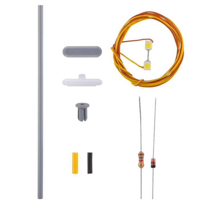 VIESSMANN 6726 LED PERON LAMP (white) 70 mm