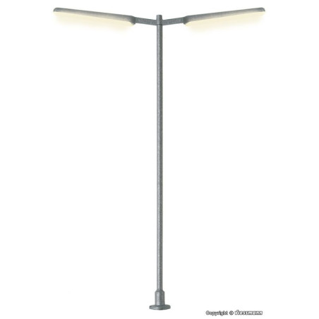 VIESSMANN 6099 H0 Latarnia uliczna       dwuramienna LED - wysokość 87 mm