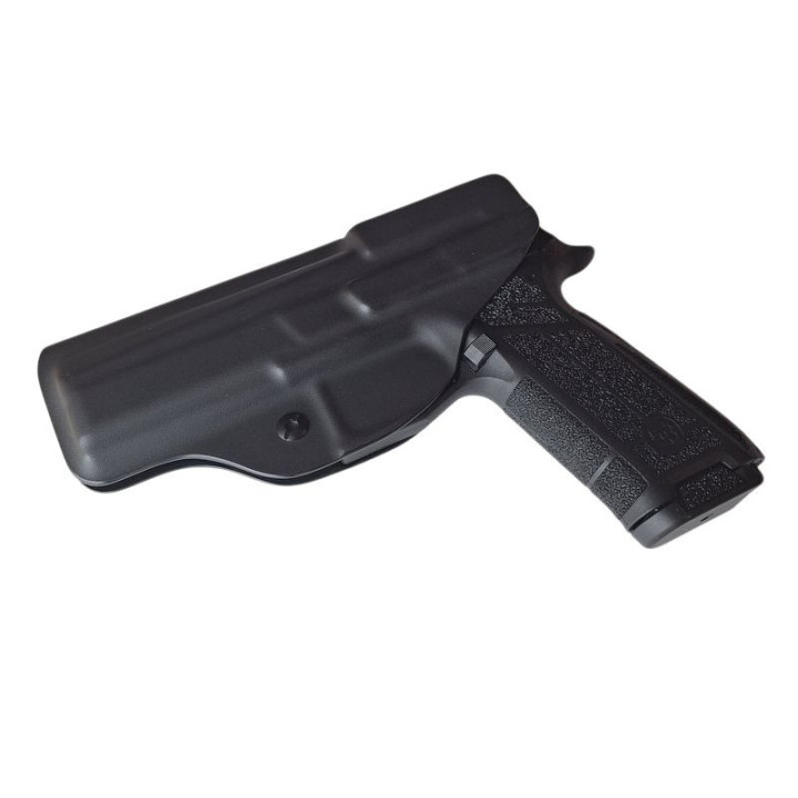 RH HOLSTERS Kabura IWB Classics CZ P-09  F NOCTURNE / right - wewnętrzna / full sweatguard / flushclip 40 mm / black KYDEX