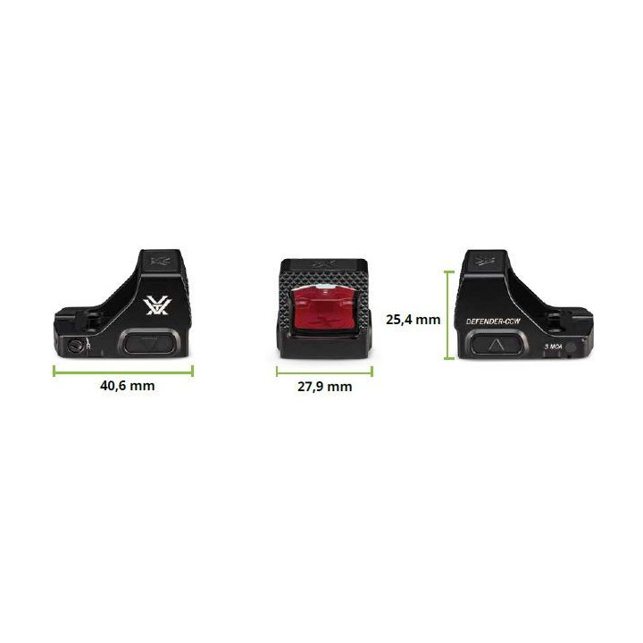 VORTEX DEFENDER-CCW 6 MOA Red Dot Sight    (DFCCW-MRD6)
