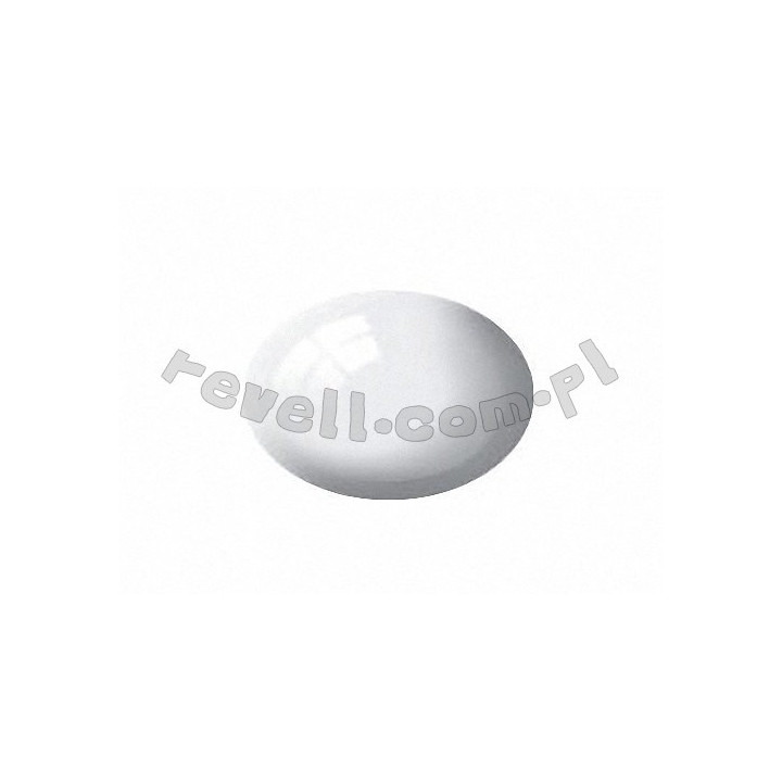 REVELL WATER PAINT 36104 AQUA WHITE GLOSS RAL 9010