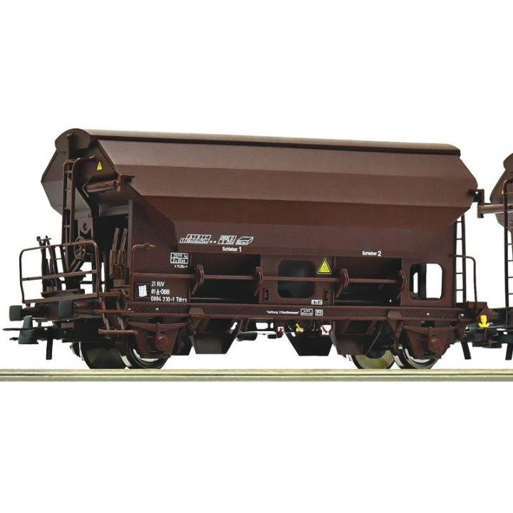 ROCO 76022 WAGON TOWAROWY                SAMOWYŁADOWAWCZY ÖBB ep.V-VI ( 2 sztuki )