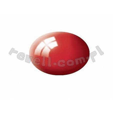 REVELL FARBA WODNA 36131 AQUA FIERY RED, GLOSS RAL 3000 - 18 ml