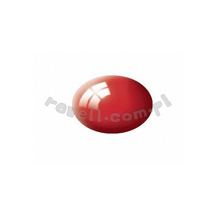 REVELL FARBA WODNA 36131 AQUA FIERY RED, GLOSS RAL 3000 - 18 ml