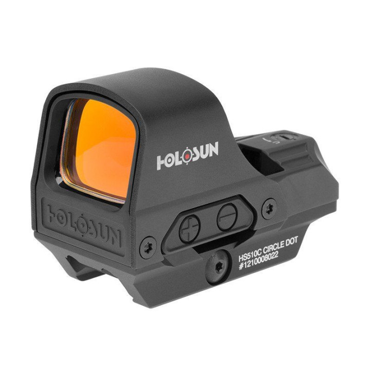 HOLOSUN Kolimátor Open Reflex HS510C     Multi Reticle – solární panel