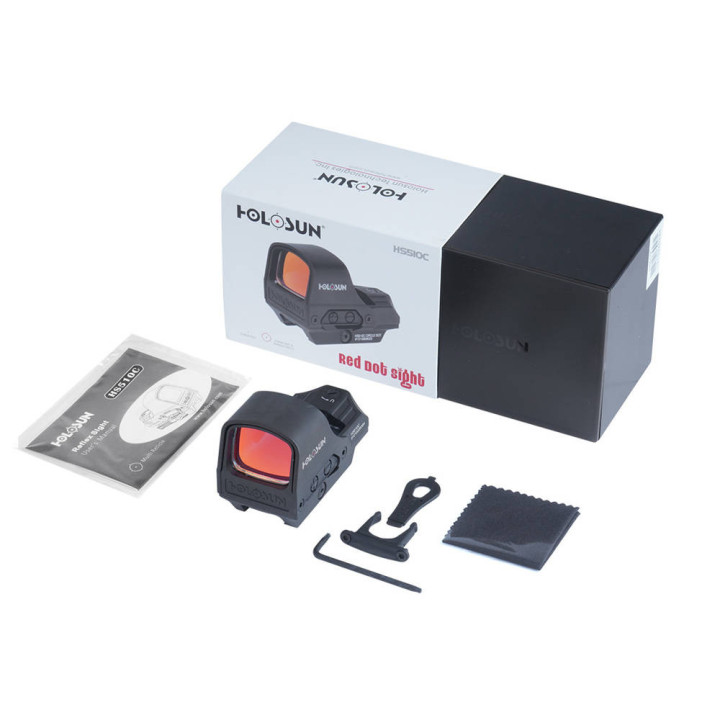 HOLOSUN Kolimátor Open Reflex HS510C     Multi Reticle – solární panel