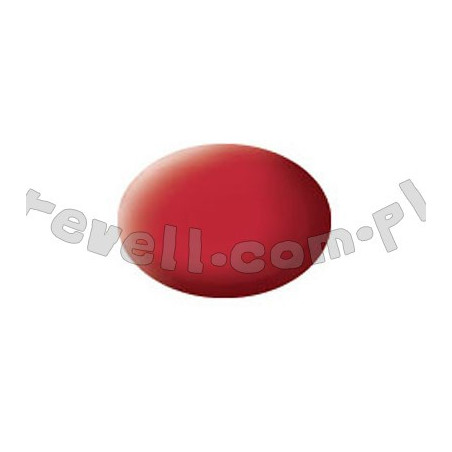 REVELL FARBA WODNA 36136 AQUA CARMINE    RED, MAT RAL 3002 - 18 ml