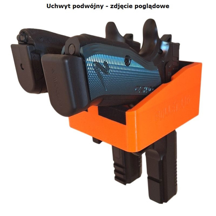 BULLETMAG SHORT-GUN HOLDER (with flashlight and collimator) x1 - black / on magnet
